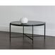 Willem 36.5 X 17.75 inch Smoked Glass Coffee Table, Large